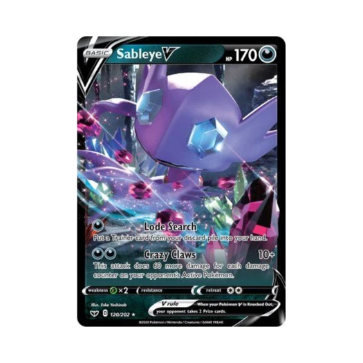 포켓몬 TCG 깜까미 V HRV 소드 & 실드 (영문판)