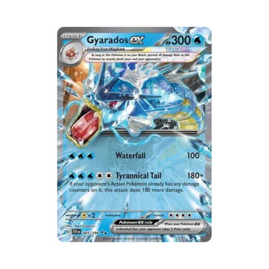 포켓몬 TCG 갸라도스 ex DR 스칼렛 & 바이올렛 (영문판)