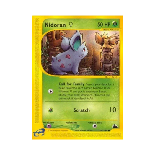 포켓몬 TCG 니드런♀ C 스카이리지 (영문판)