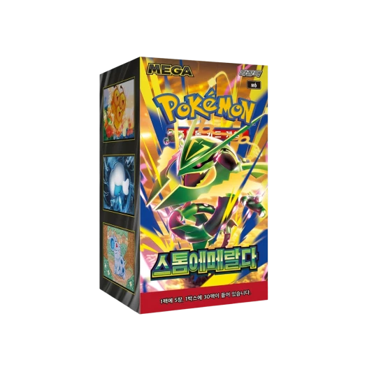 Pokemon TCG MEGA Expansion Pack Storm Emeralda 1 Box (Pack of 30/Korean Ver.)