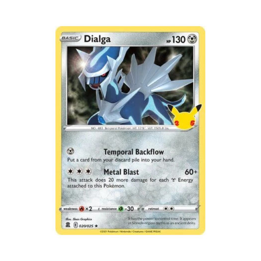 Pokemon TCG Dialga R Celebrations (English Ver.)