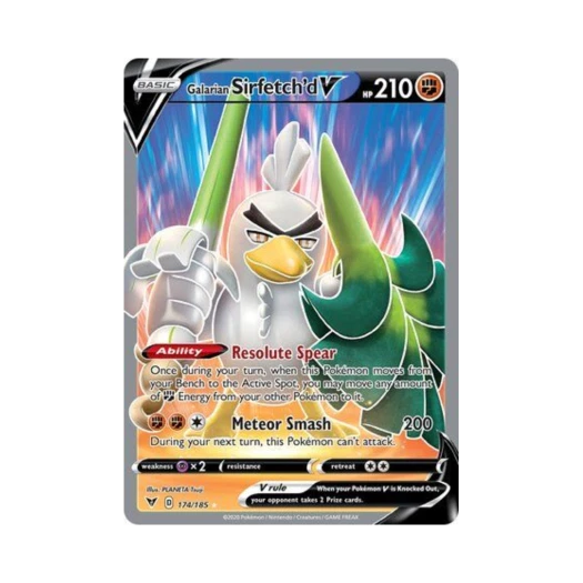 포켓몬 TCG 가라르 창파나이트 V RU 비비드 볼티지 (영문판)