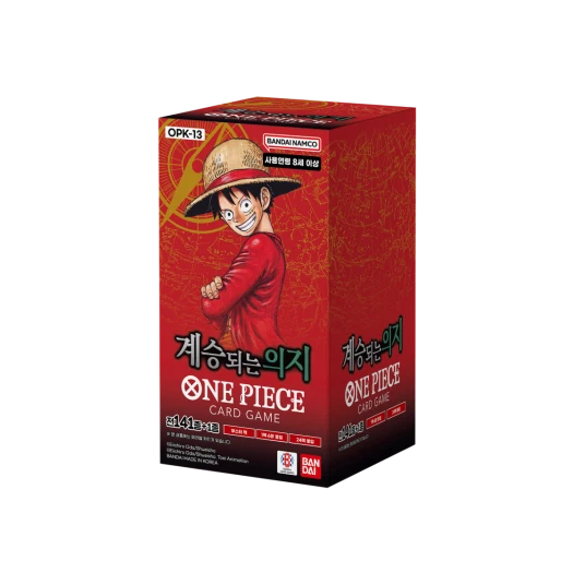 원피스 TCG OPK-13 부스터 팩 계승되는 의지 박스 (24팩/한글판) 상품 이미지