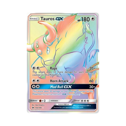 포켓몬 TCG 켄타로스 GX RR 썬 & 문 (영문판)