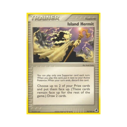 포켓몬 TCG 아일랜드 허밋 U EX 드래곤 프론티어스 (영문판)