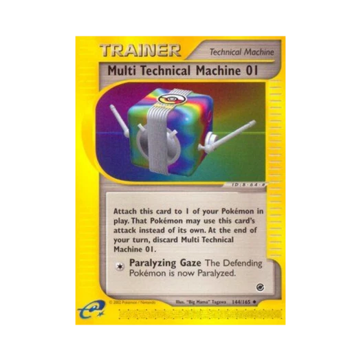 포켓몬 TCG 멀티 기술머신 1 U 익스페디션 베이스 세트 (영문판) 상품 이미지