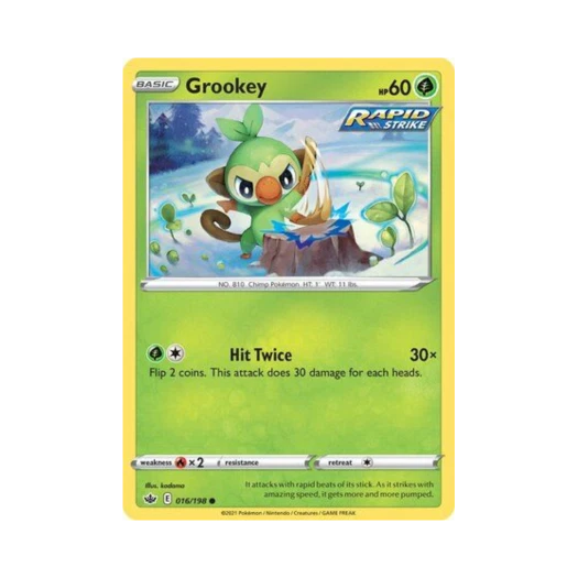 포켓몬 TCG 흥나숭 C 칠링 레인 (영문판)
