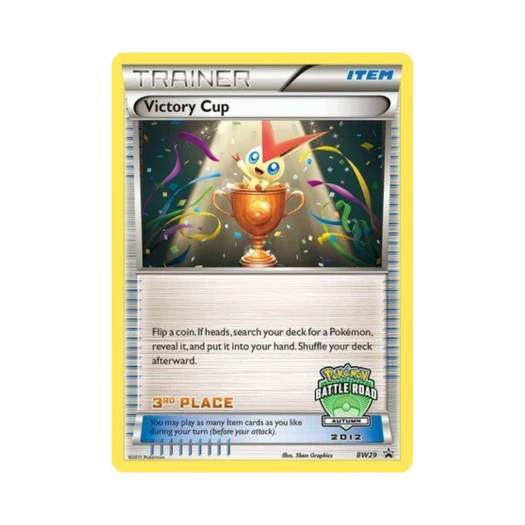 포켓몬 TCG 빅토리 컵 P 블랙 & 화이트 프로모카드 (영문판)