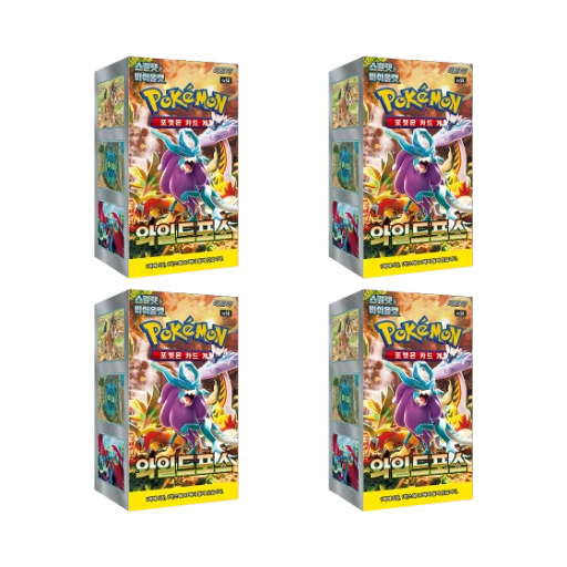 포켓몬 TCG 스칼렛 & 바이올렛 확장팩 와일드포스 4박스 (총 120팩/한글판) 카드 이미지