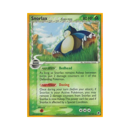 Pokemon TCG Snorlax RH EX Dragon Frontiers (English Ver.)