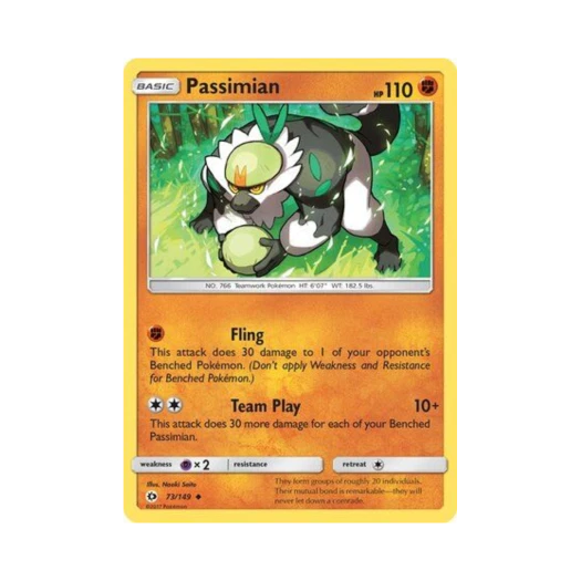 Pokemon TCG Passimian U Sun & Moon (English Ver.)