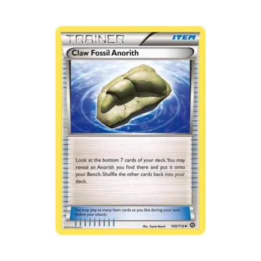 포켓몬 TCG 발톱화석 아노딥스 U 스팀 시즈 (영문판)