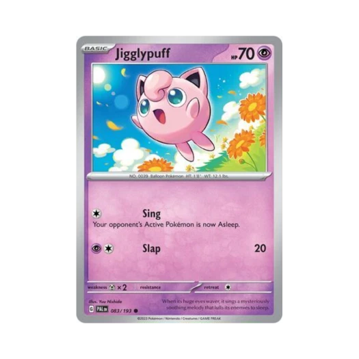 포켓몬 TCG 푸린 C 팔데아 이볼브드 (영문판) 카드 이미지