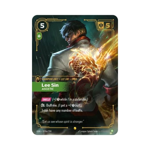 Riftbound Lee Sin S AA Foil Origins (English Ver.)