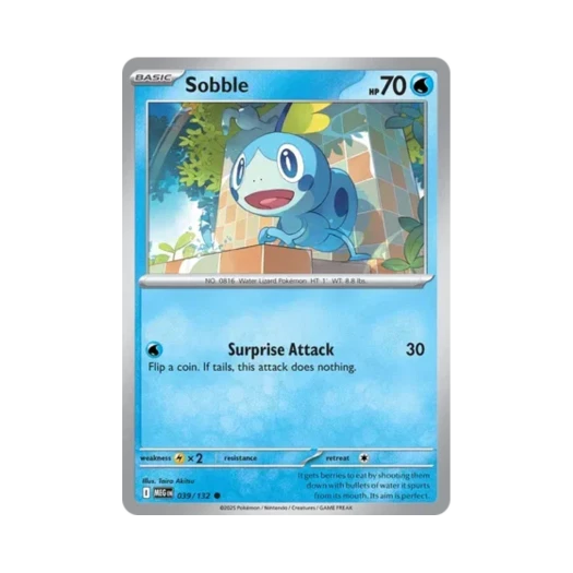 Pokemon TCG Sobble C Mega Evolution (English Ver.)