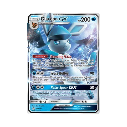 포켓몬 TCG 글레이시아 GX P 썬 & 문 프로모카드 (영문판)