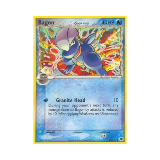 포켓몬 TCG 아공이 C EX 드래곤 프론티어스 (영문판)