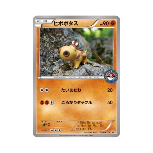 포켓몬 TCG 히포포타스 P XY 프로모 카드 (일어판)