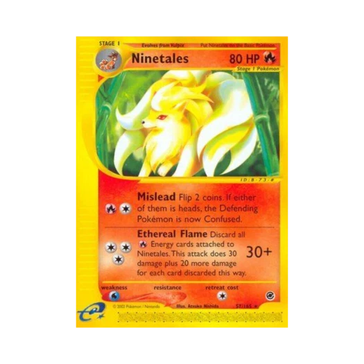 Pokemon TCG Ninetales R Expedition Base Set (English Ver.)
