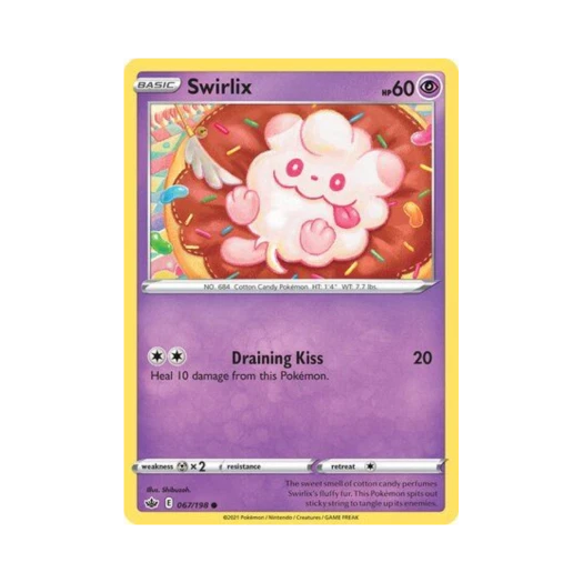포켓몬 TCG 나룸퍼프 C 칠링 레인 (영문판)