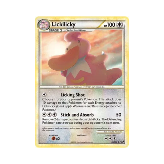 Pokemon TCG Lickilicky U Triumphant (English Ver.)