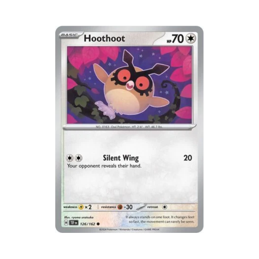 포켓몬 TCG 부우부 C 템포럴 포시스 (영문판) 카드 이미지