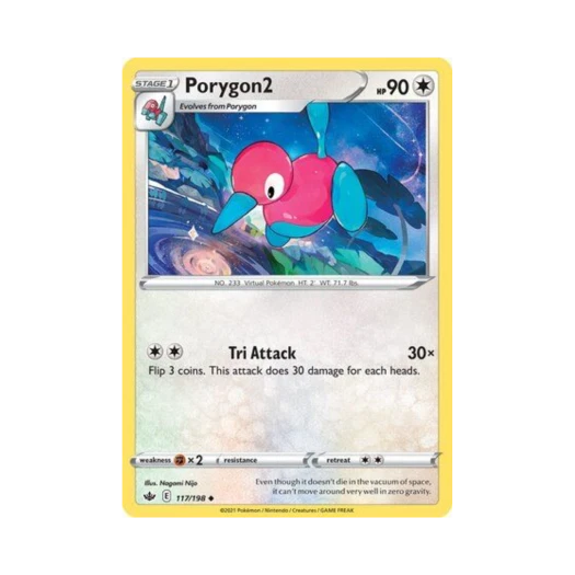 Pokemon TCG Porygon2 U Chilling Reign (English Ver.)