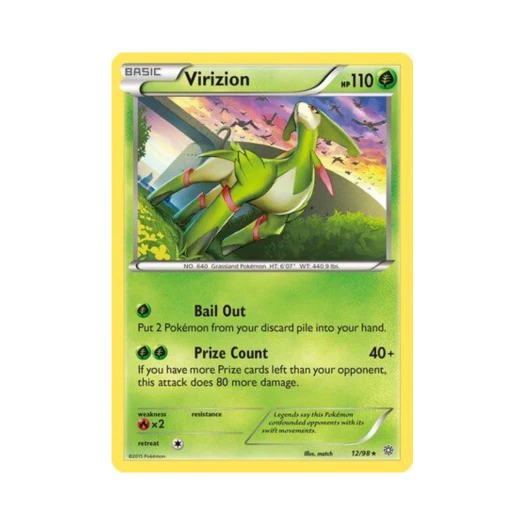 Pokemon TCG Virizion RH Ancient Origins (English Ver.)