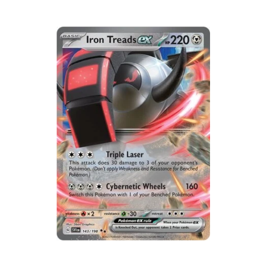 포켓몬 TCG 무쇠바퀴 ex DR 스칼렛 & 바이올렛 (영문판)