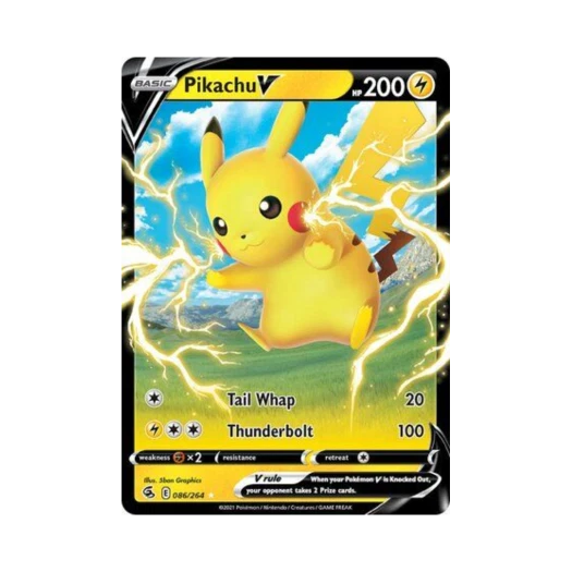 Pokemon TCG Pikachu V HRV Fusion Strike (English Ver.)