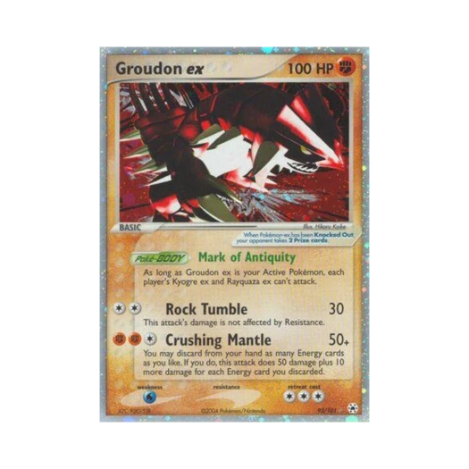 포켓몬 TCG 그란돈 ex RHe EX 히든 레전드 (영문판)