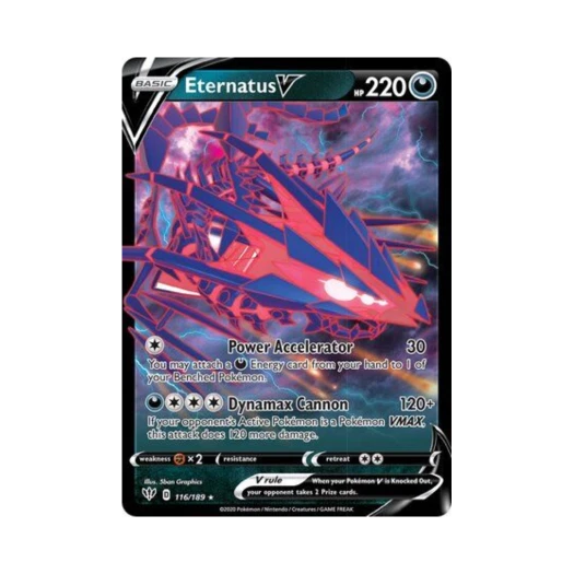 Pokemon TCG Eternatus V HRV Darkness Ablaze (English Ver.)