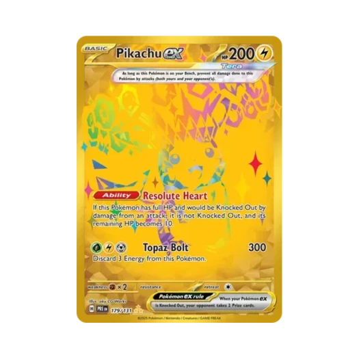 Pokemon TCG Pikachu ex HR Prismatic Evolutions (English Ver.)
