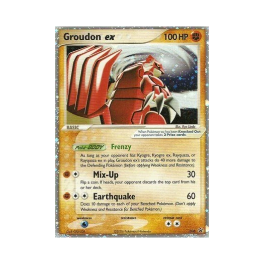포켓몬 TCG 그란돈 ex P 닌텐도 프로모카드 (영문판)