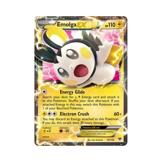 포켓몬 TCG 에몽가 EX RHE XY (영문판)
