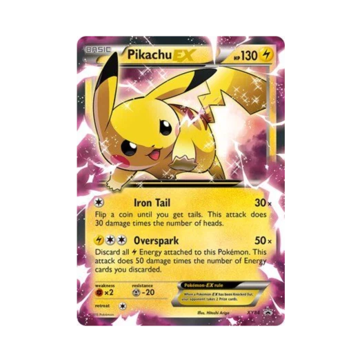 포켓몬 TCG 피카츄 EX P XY 프로모 카드 (영문판)