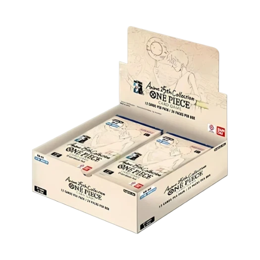 원피스 TCG 엑스트라 부스터 애니메이션 25주년 컬렉션 박스 (24팩/영문판)