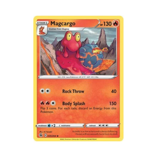 포켓몬 TCG 마그카르고 U 퓨전 스트라이크 (영문판)