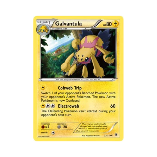 Pokemon TCG Galvantula R Phantom Forces (English Ver.)