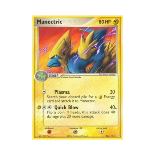 포켓몬 TCG 썬더볼트 U EX 홀론 팬텀 (영문판)