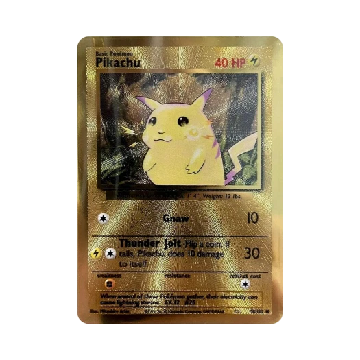 포켓몬 TCG 피카츄 P 메탈 카드 울트라 프리미엄 컬렉션 (영문판) 카드 이미지