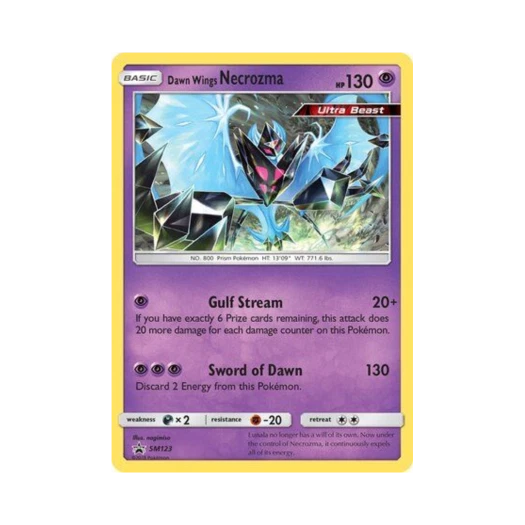 포켓몬 TCG 네크로즈마 새벽의 날개 P 썬 & 문 프로모카드 (영문판)