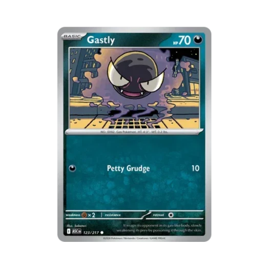 Pokemon TCG Gastly C Mega Evolution Ascended Heroes (English Ver.)