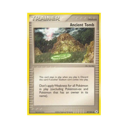 포켓몬 TCG 에인션트 툼 U EX 히든 레전드 (영문판)
