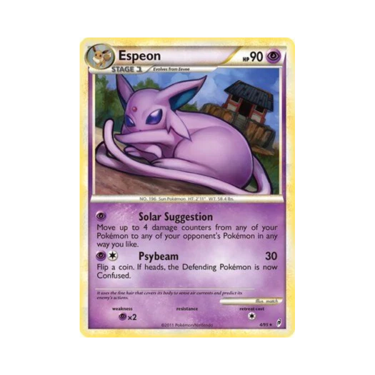 포켓몬 TCG 에브이 RH 콜 오브 레전즈 (영문판)