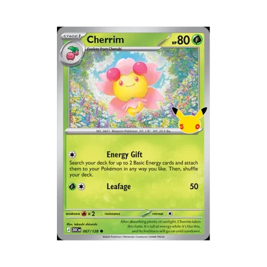 포켓몬 TCG 체리꼬 C 30주년 기념 (영문판)