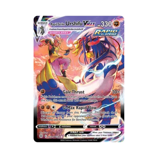 Pokemon TCG Rapid Strike Urshifu VMAX HRV Brilliant Stars (English Ver.)