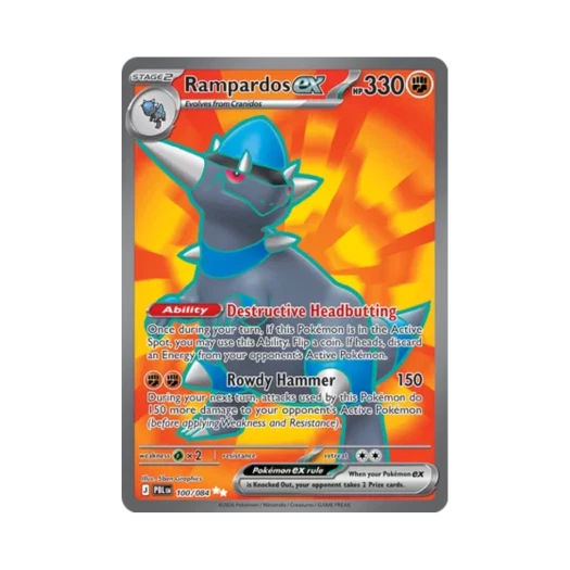 포켓몬 TCG 램펄드 ex UR 피치 블랙 (영문판) 카드 이미지