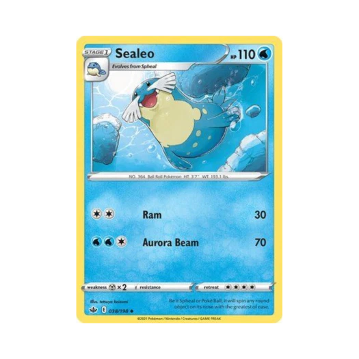 Pokemon TCG Sealeo U Chilling Reign (English Ver.)