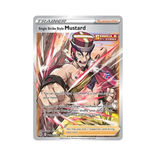 Pokemon TCG Single Strike Style Mustard RU Brilliant Stars (English Ver.)